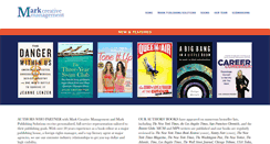 Desktop Screenshot of markcreativemanagement.com