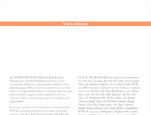 Tablet Screenshot of markcreativemanagement.com